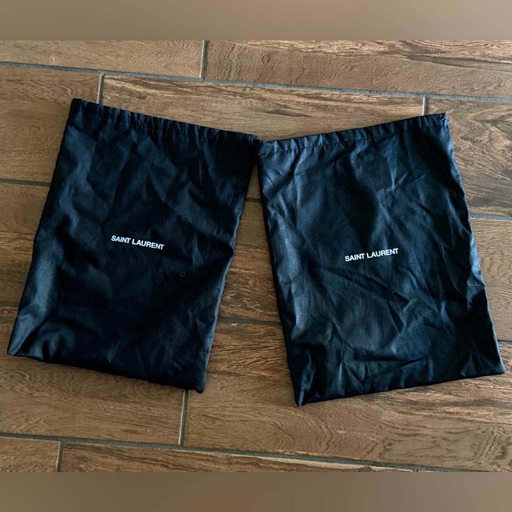 Saint Laurent Black Dust Bags
